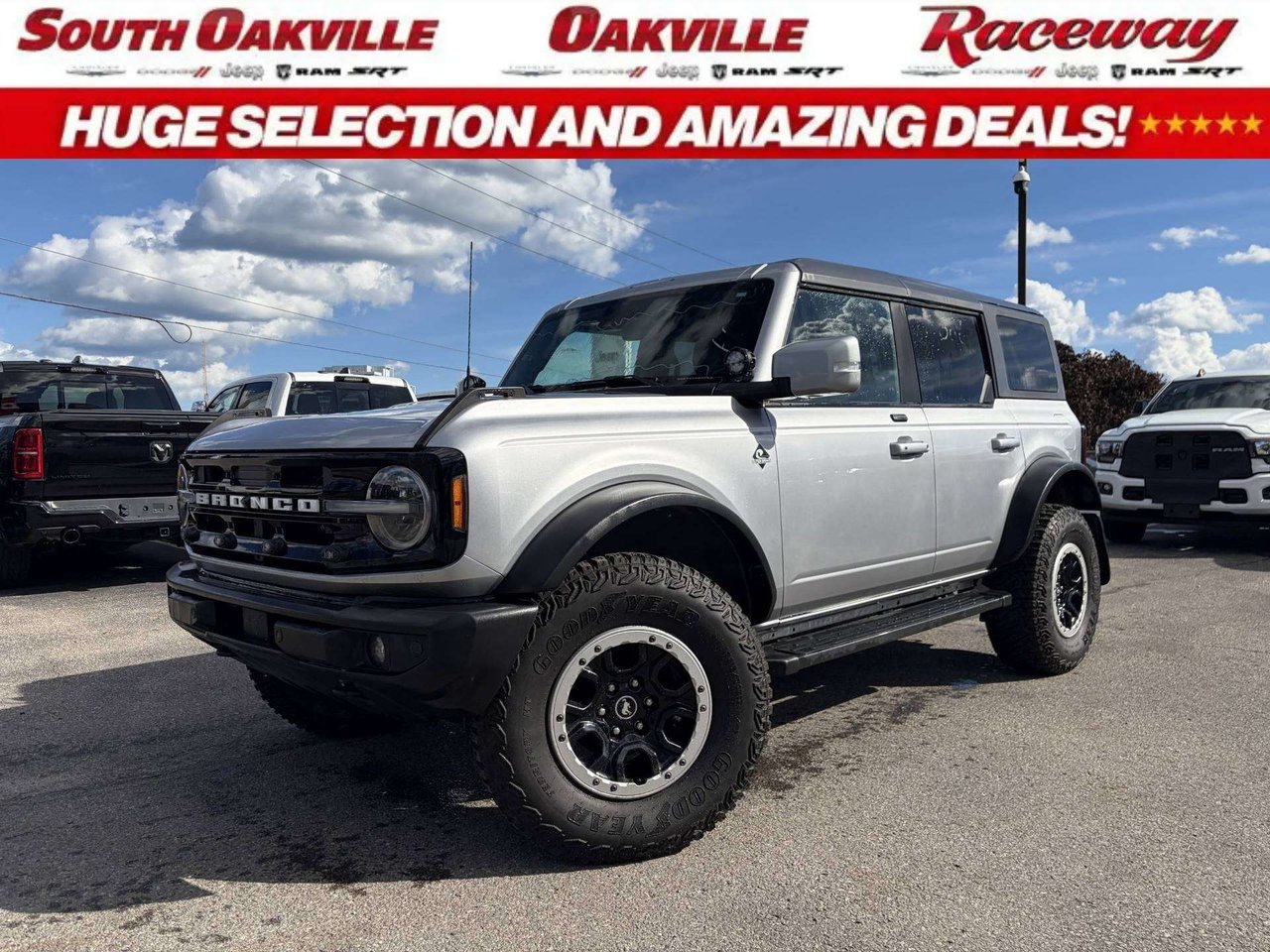 Silver 2021 Ford Bronco SUV / Crossover Four-Wheel Drive Automatic