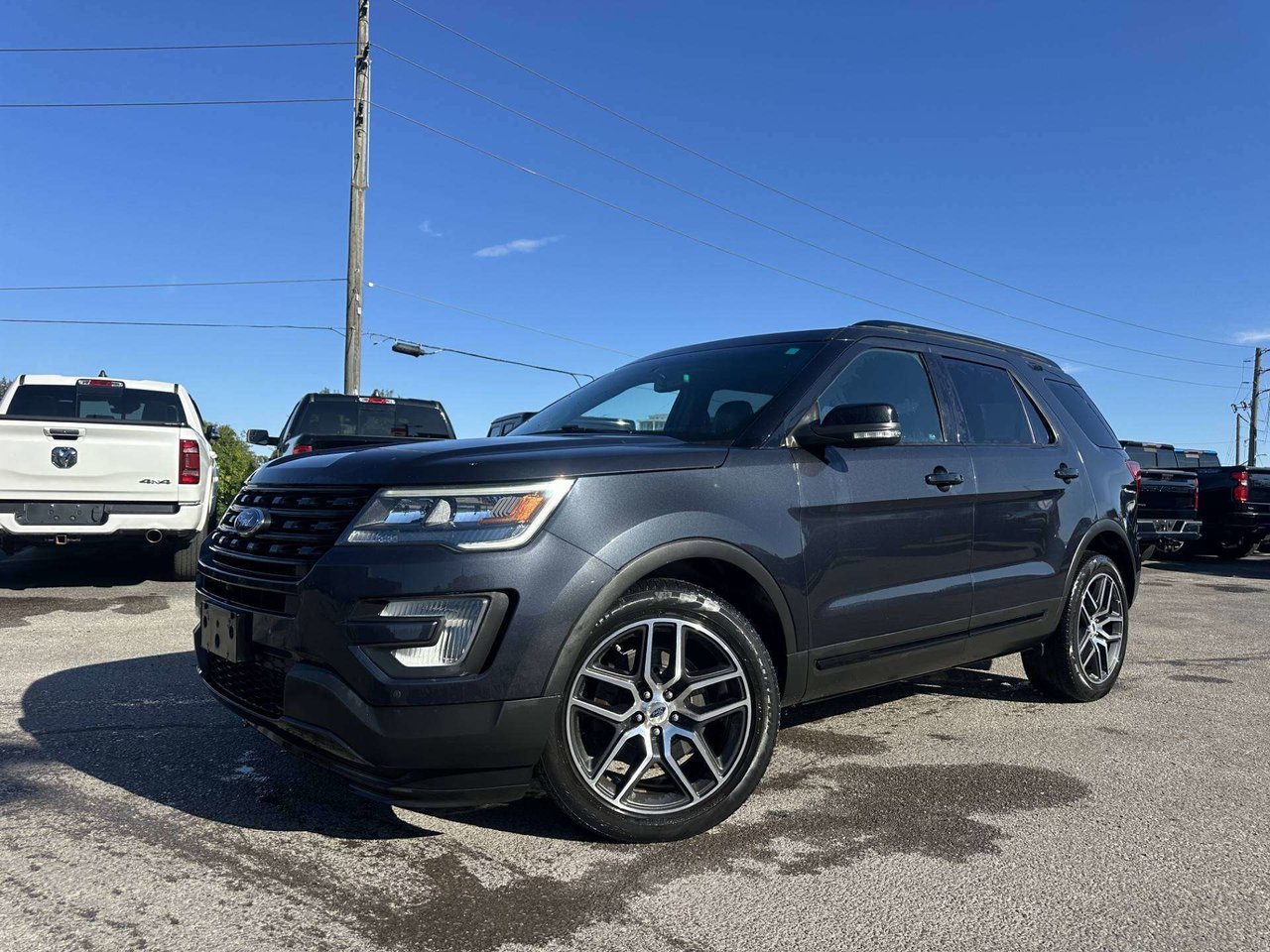 Black 2017 Ford Explorer SUV / Crossover All-Wheel Drive Automatic