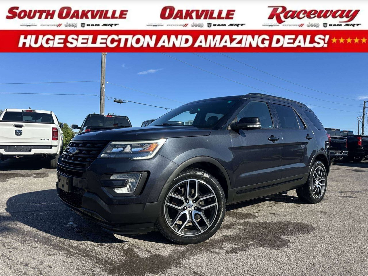Black 2017 Ford Explorer SUV / Crossover All-Wheel Drive Automatic