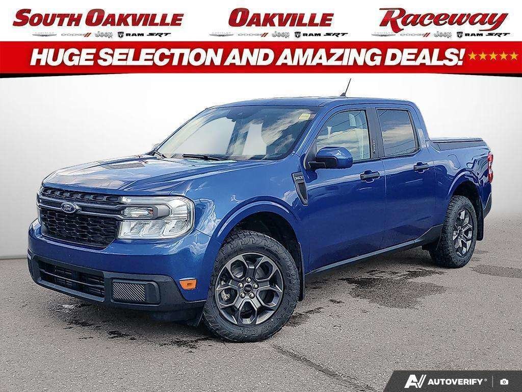 Blue 2023 Ford Maverick Pickup Truck All-Wheel Drive Automatic