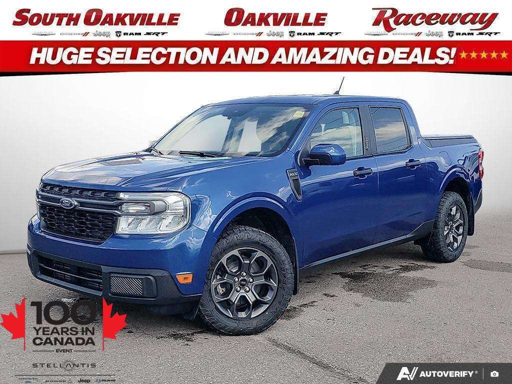 Blue 2023 Ford Maverick Pickup Truck All-Wheel Drive Automatic