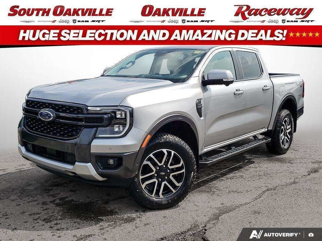Silver 2024 Ford Ranger Pickup Truck Four-Wheel Drive Automatic