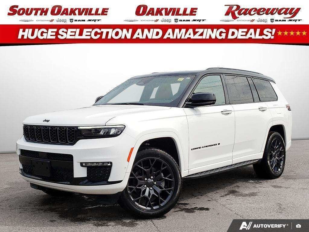 White 2025 Jeep Grand Cherokee L SUV / Crossover Four-Wheel Drive Automatic