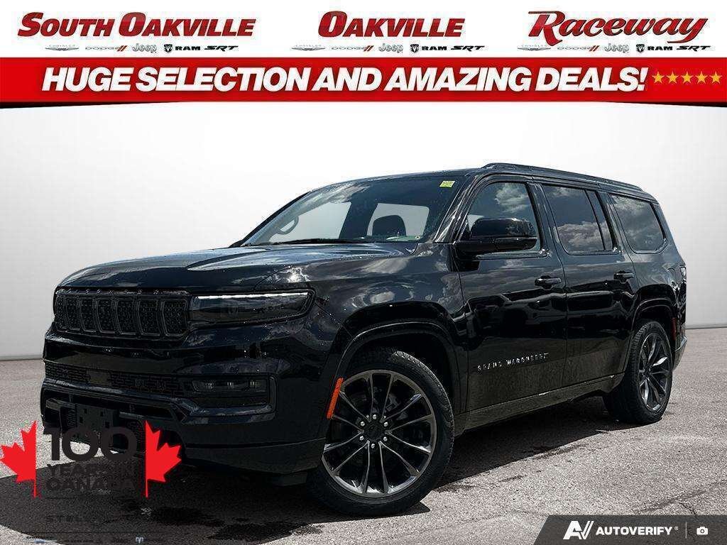 Black 2025 Jeep Grand Wagoneer SUV / Crossover Four-Wheel Drive Automatic