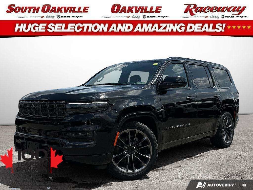 Black 2025 Jeep Grand Wagoneer SUV / Crossover Four-Wheel Drive Automatic