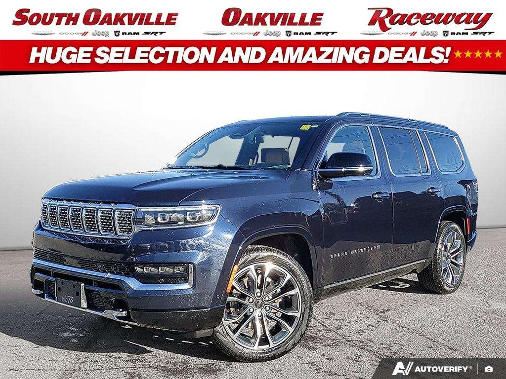 Blue 2025 Jeep Grand Wagoneer SUV / Crossover Four-Wheel Drive Automatic
