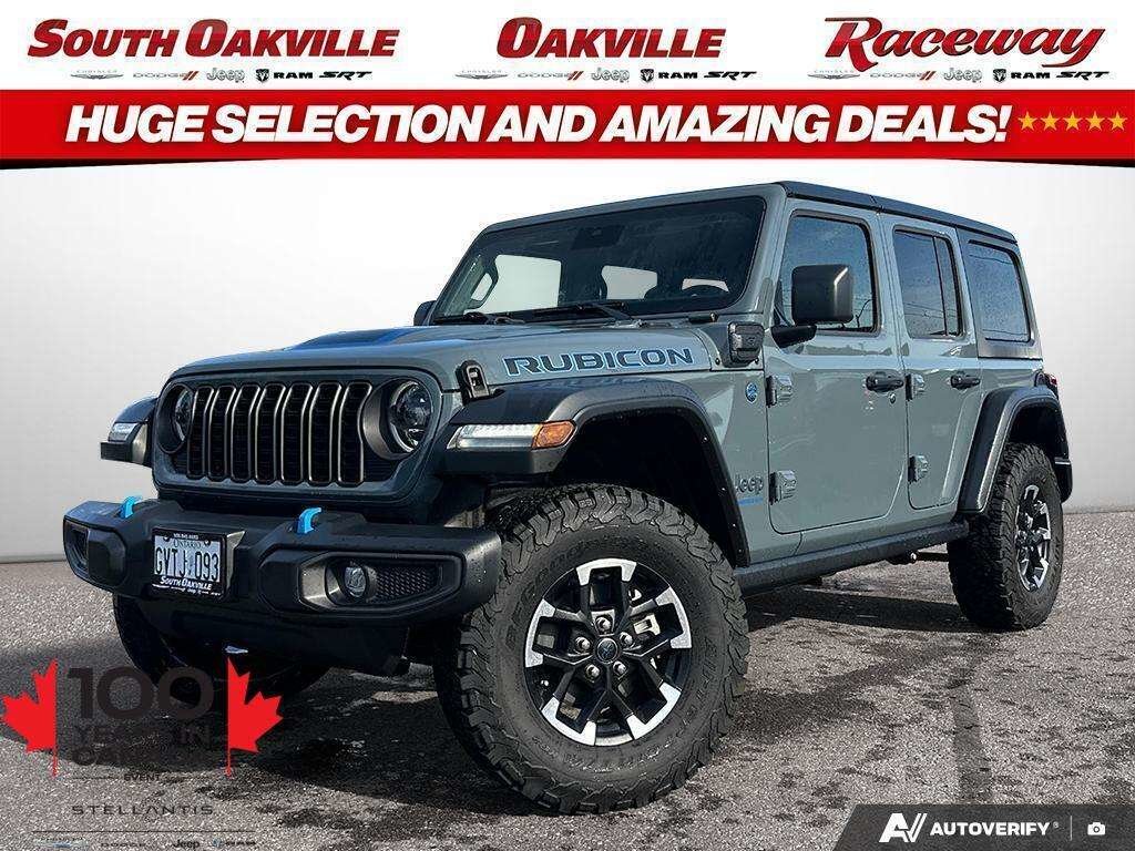 Gray 2024 Jeep Wrangler 4xe SUV / Crossover Four-Wheel Drive Automatic