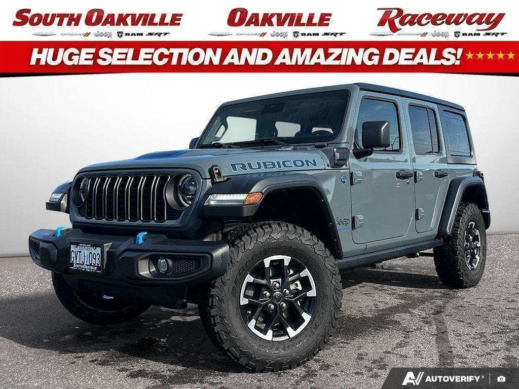 Gray 2024 Jeep Wrangler 4xe SUV / Crossover Four-Wheel Drive Automatic