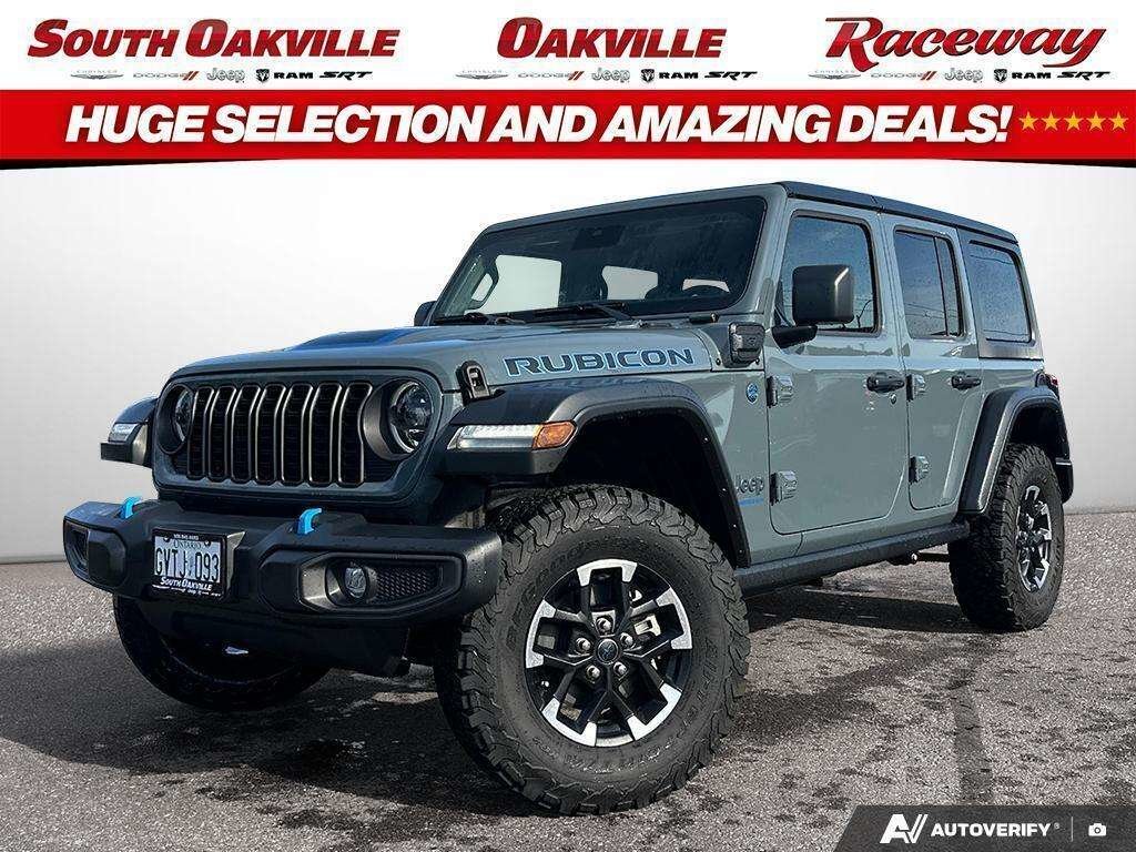 Gray 2024 Jeep Wrangler 4xe SUV / Crossover Four-Wheel Drive Automatic