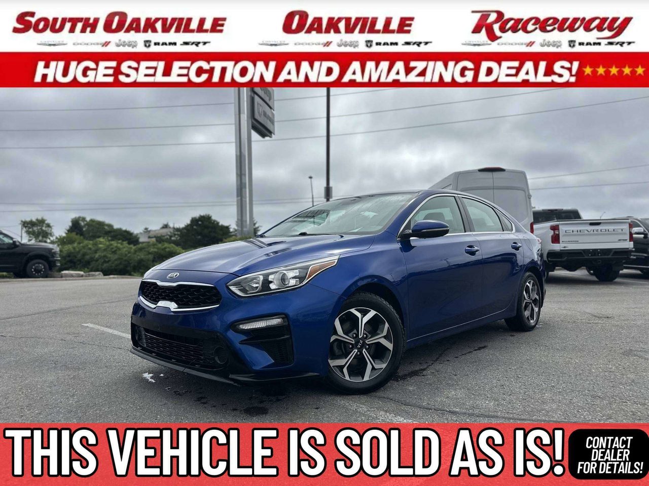 Blue 2020 Kia Forte Sedan Front-Wheel Drive Automatic