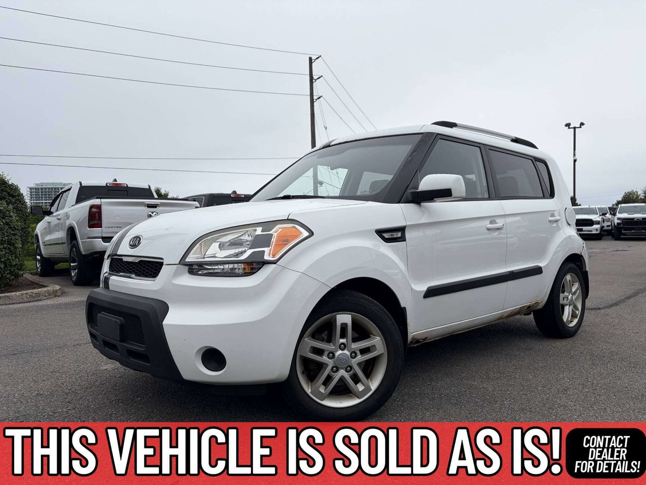 White 2011 Kia Soul Wagon Front-Wheel Drive Automatic