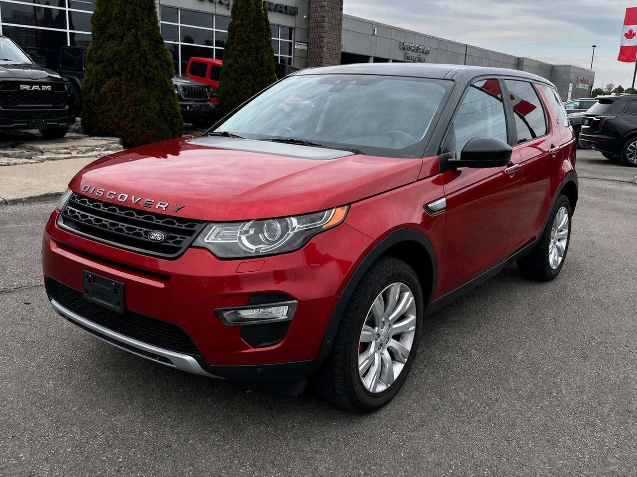 Red 2016 Land Rover Discovery Sport SUV / Crossover All-Wheel Drive Automatic
