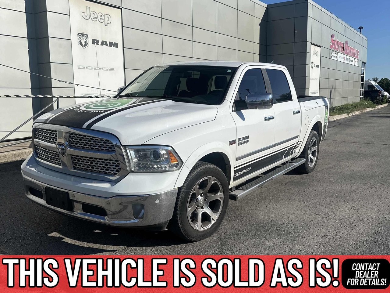 White 2018 RAM 1500 Pickup Truck Four-Wheel Drive Automatic