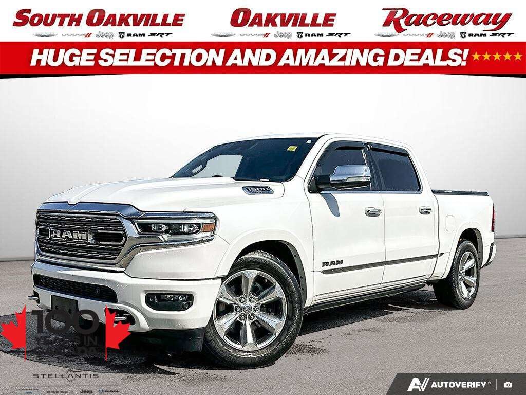 White 2020 RAM 1500 Pickup Truck Four-Wheel Drive Automatic