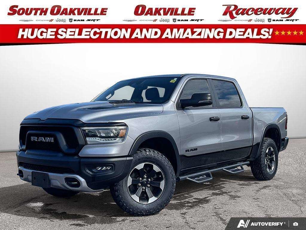 Silver 2023 RAM 1500 Pickup Truck Four-Wheel Drive Automatic