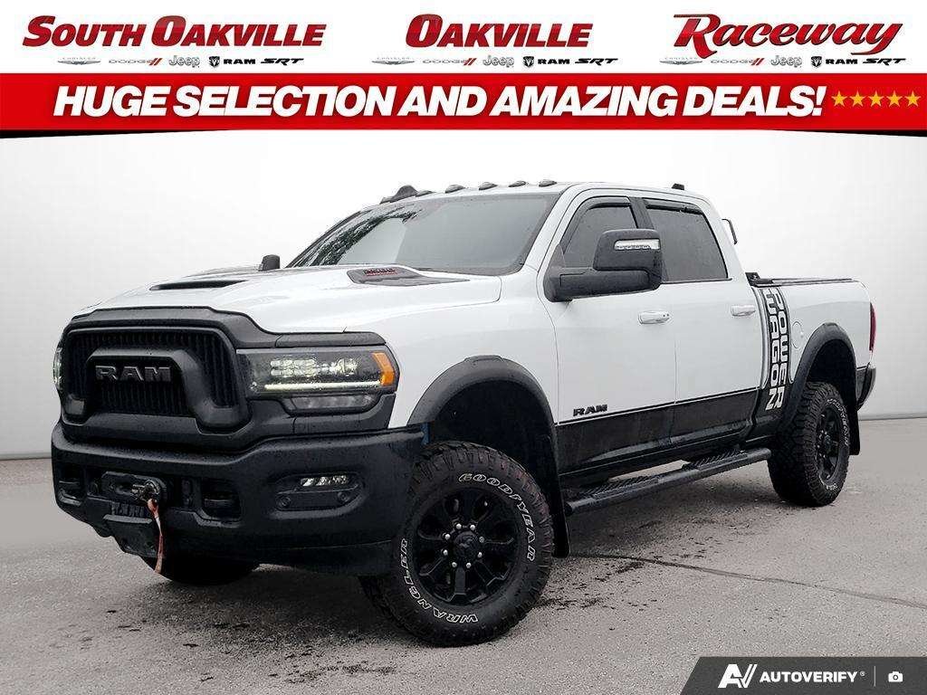 White 2024 RAM 2500 Pickup Truck Four-Wheel Drive Automatic
