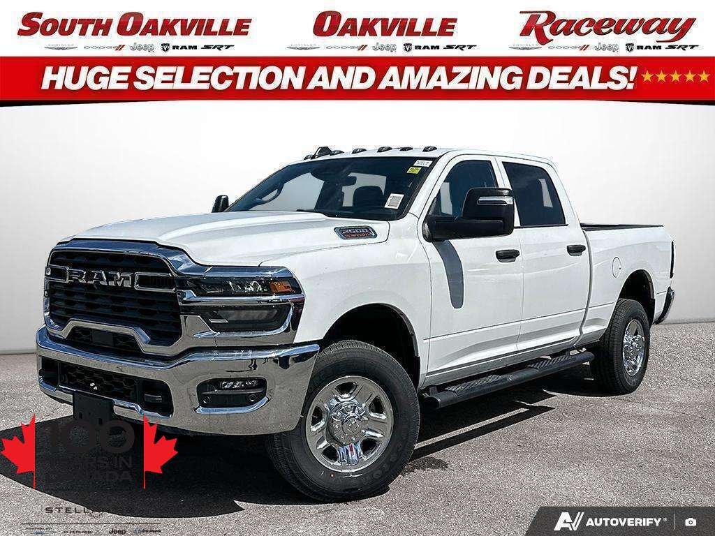 White 2026 RAM 2500 Pickup Truck Four-Wheel Drive Automatic