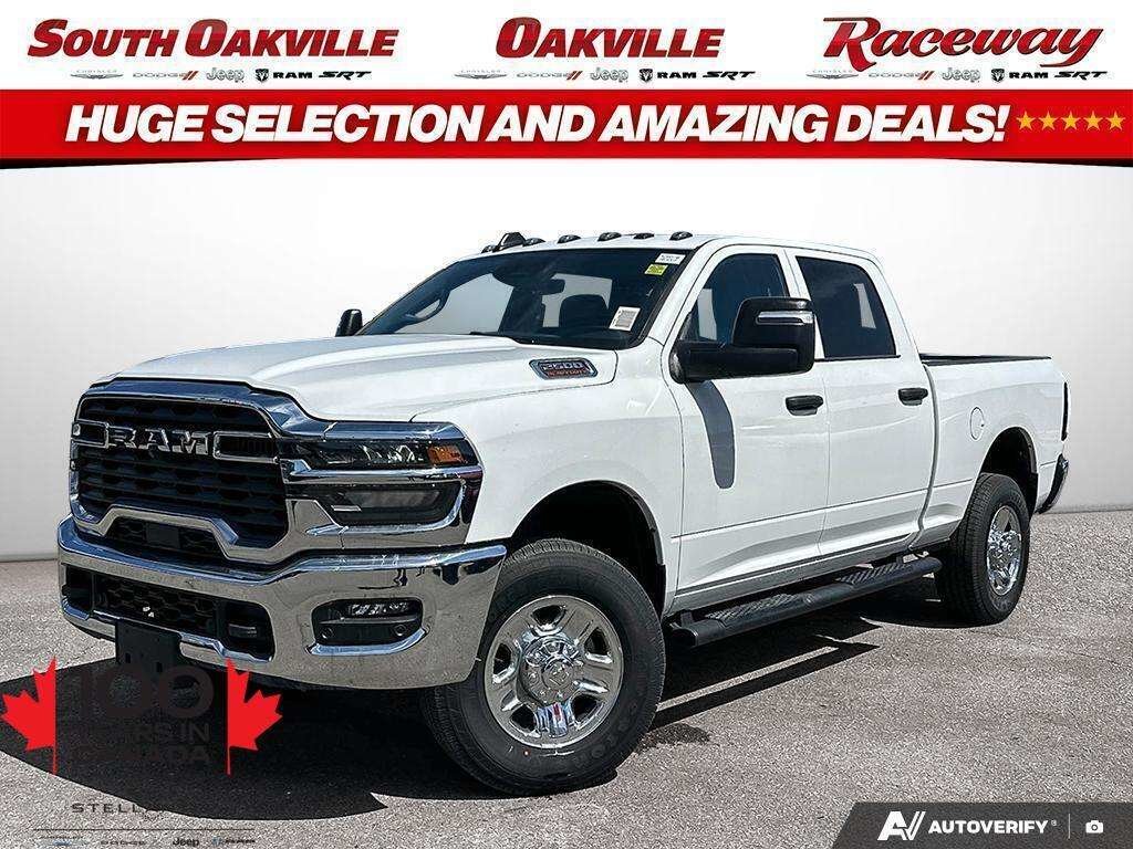 White 2026 RAM 2500 Pickup Truck Four-Wheel Drive Automatic