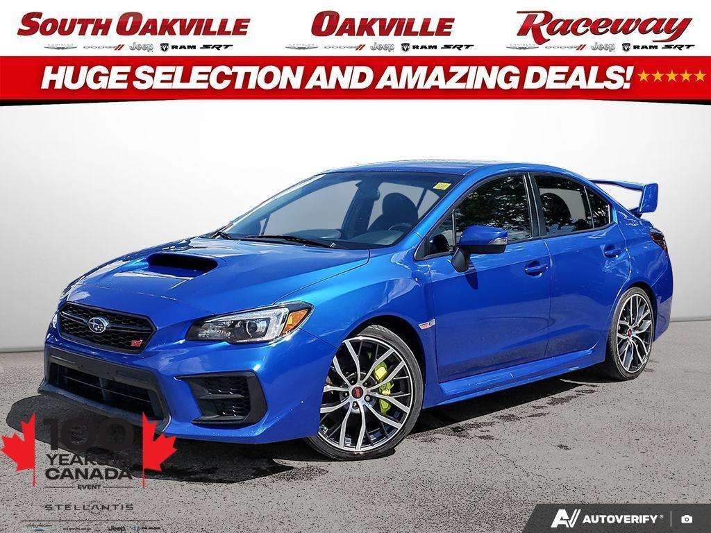 Blue 2021 Subaru WRX STI Sedan Manual