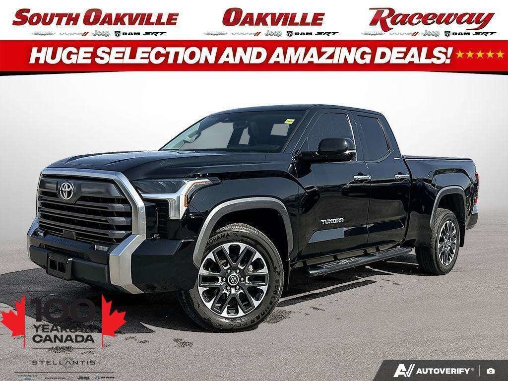 Black 2022 Toyota Tundra Pickup Truck Four-Wheel Drive Automatic