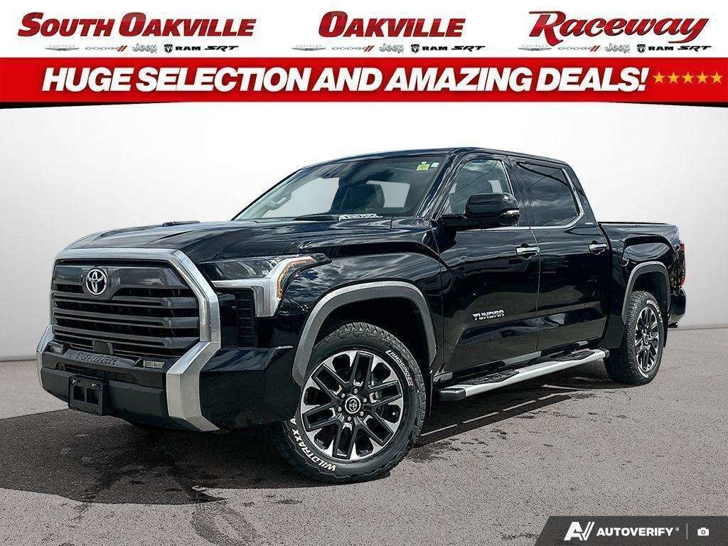 Gray 2023 Toyota Tundra Hybrid Pickup Truck Four-Wheel Drive Automatic