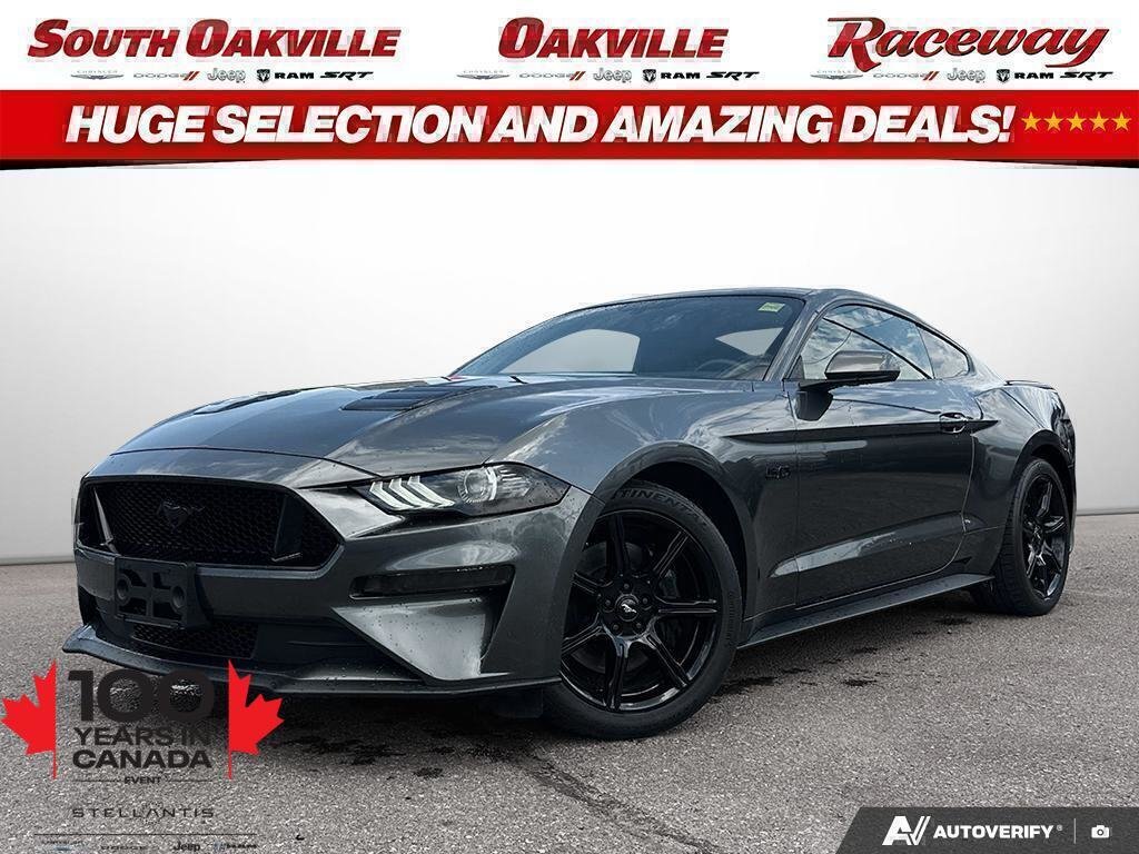Gray 2018 Ford Mustang Coupe Rear-Wheel Drive Manual