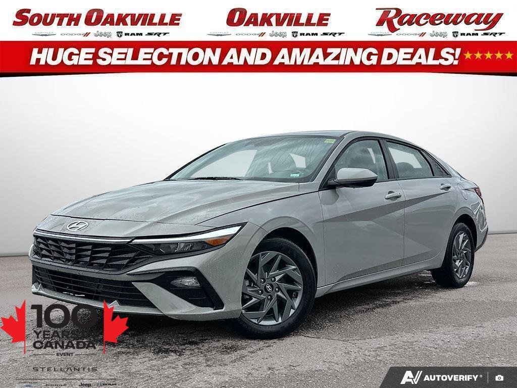 Gray 2025 Hyundai Elantra Sedan Continuously Variable Transmission