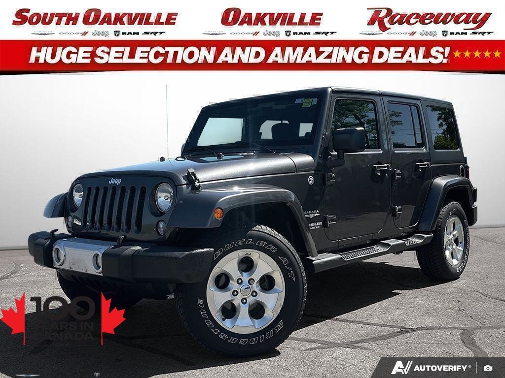 Gray 2014 Jeep Wrangler Unlimited Sahara 4WD SUV / Crossover Four-Wheel Drive Automatic
