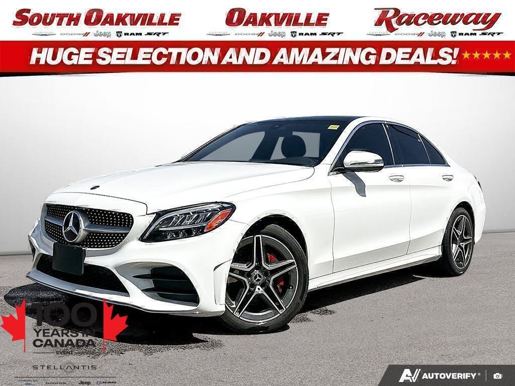 White 2019 Mercedes-Benz C-Class C 300 4MATIC Sedan All-Wheel Drive Automatic