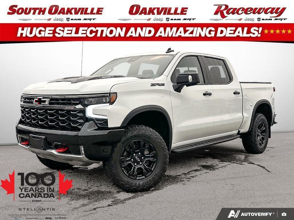 White 2024 Chevrolet Silverado 1500 Pickup Truck Four-Wheel Drive Automatic