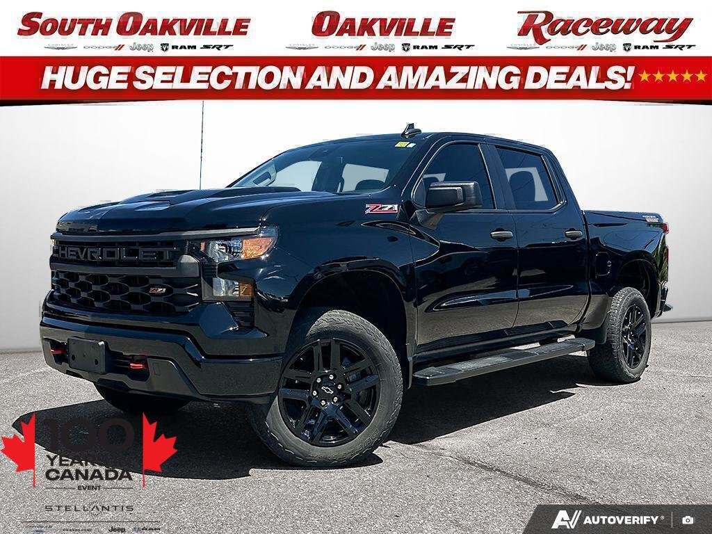 Black 2024 Chevrolet Silverado 1500 Pickup Truck Four-Wheel Drive Automatic