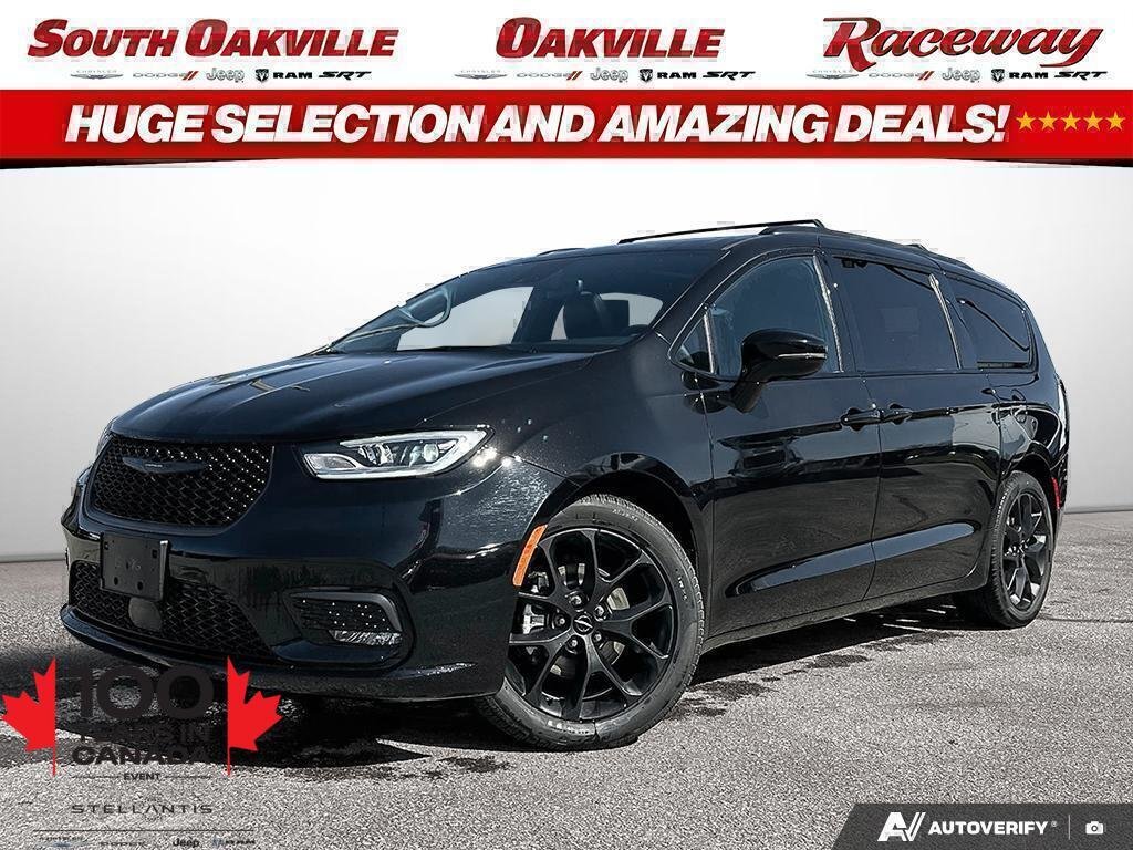 Black 2024 Chrysler Pacifica Minivan Front-Wheel Drive Automatic