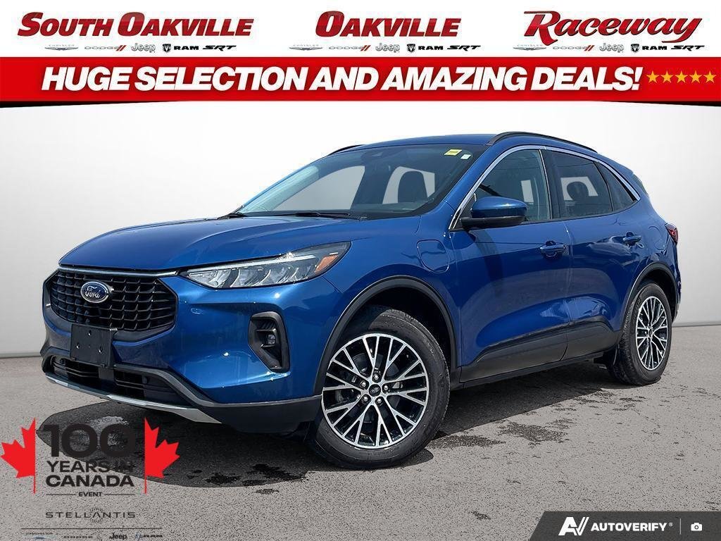 Blue 2023 Ford Escape Hybrid Plug-in SUV / Crossover Front-Wheel Drive Continuously Variable Transmission