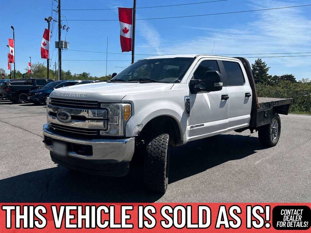White 2017 Ford F-350 Super Duty Pickup Truck Four-Wheel Drive Automatic