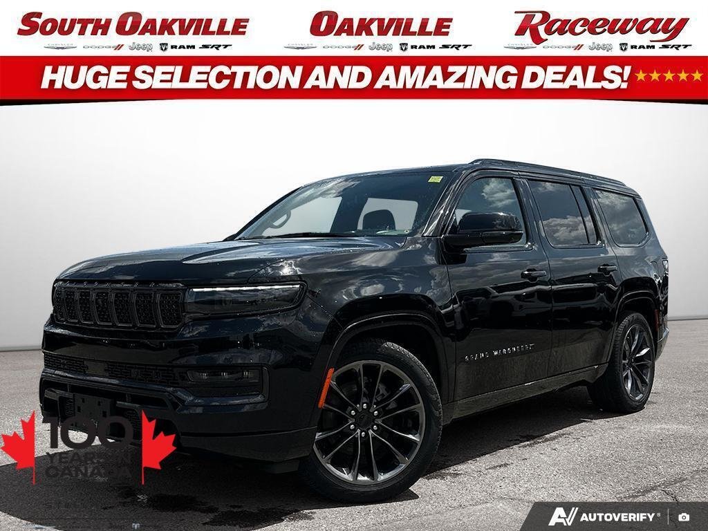 Black 2025 Jeep Grand Wagoneer SUV / Crossover Four-Wheel Drive Automatic