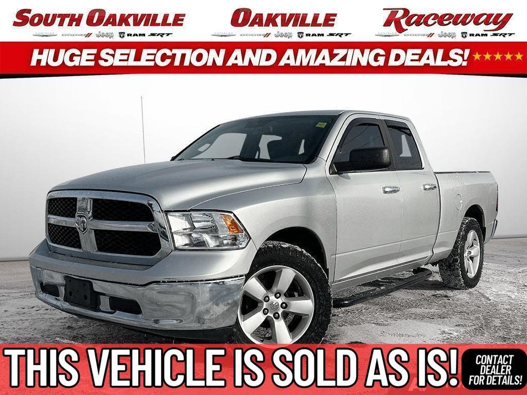 Silver 2015 RAM 1500 Pickup Truck Four-Wheel Drive Automatic