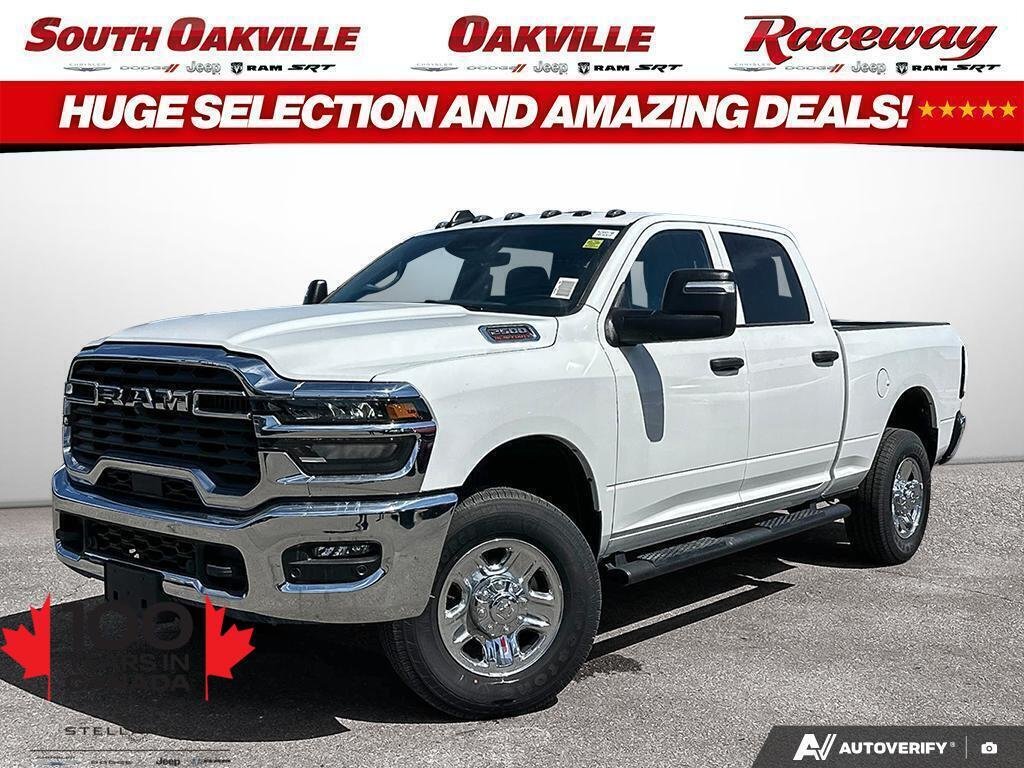 White 2026 RAM 2500 Pickup Truck Four-Wheel Drive Automatic