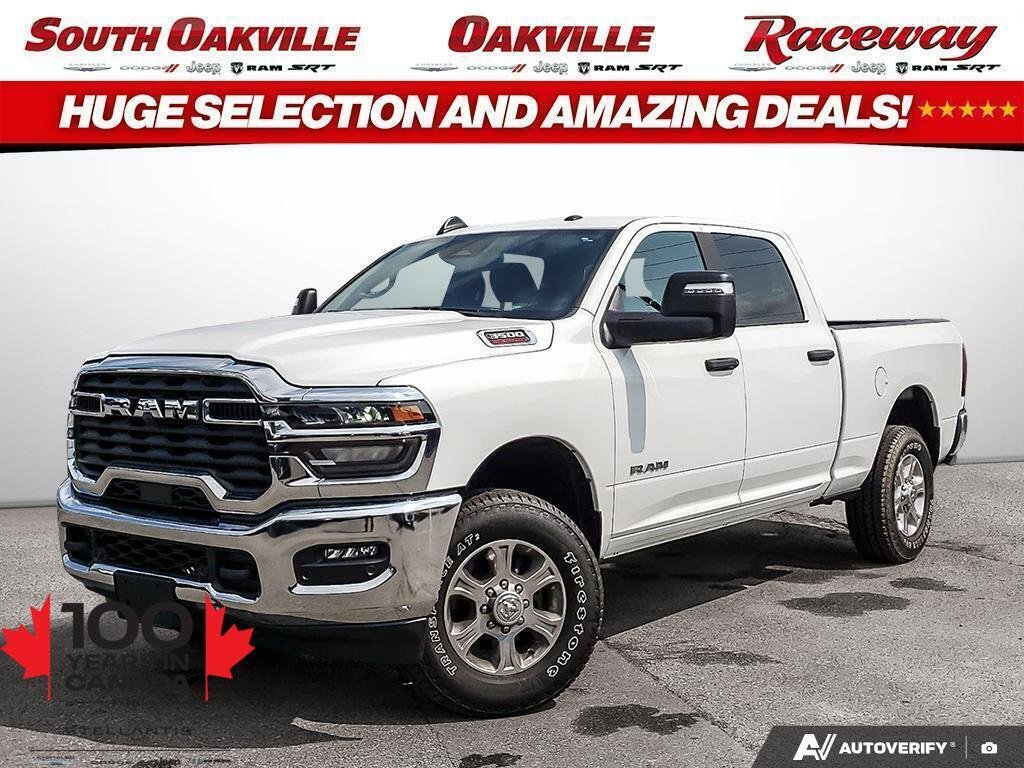 White 2026 RAM 3500 Pickup Truck Four-Wheel Drive Automatic