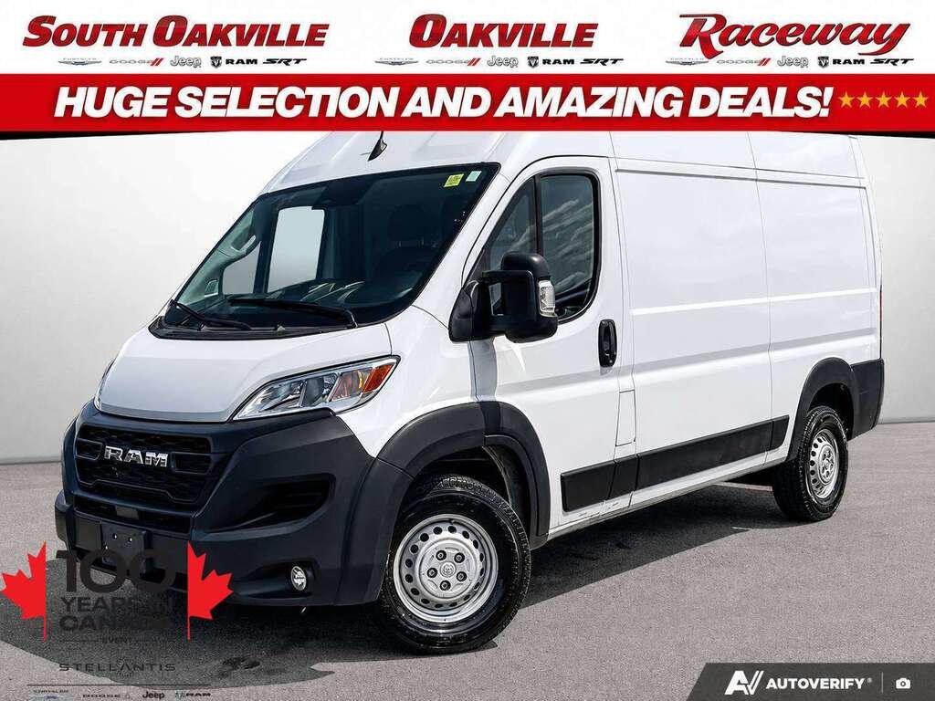 White 2025 RAM ProMaster Van Front-Wheel Drive Automatic