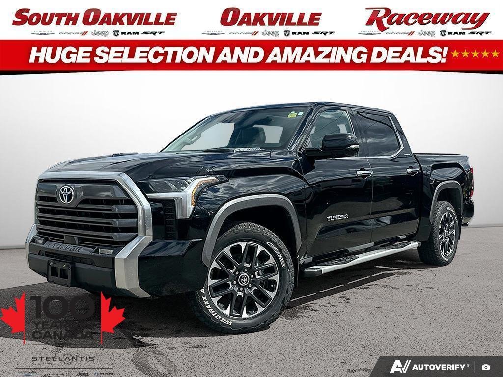 Brown (Beige) 2023 Toyota Tundra Hybrid Pickup Truck Four-Wheel Drive Automatic
