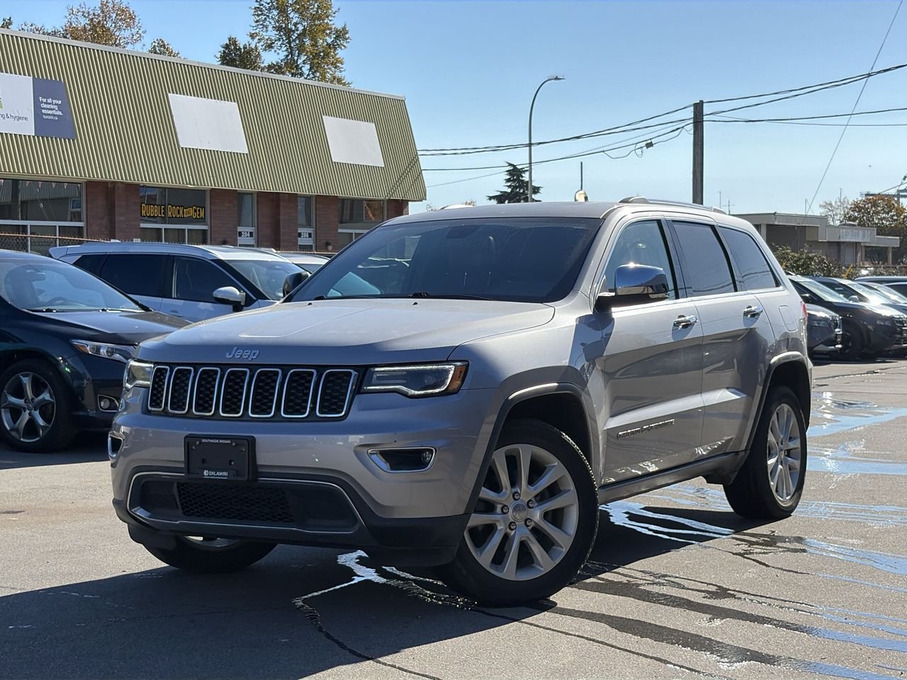 Silver 2017 Jeep Grand Cherokee SUV / Crossover Four-Wheel Drive Automatic