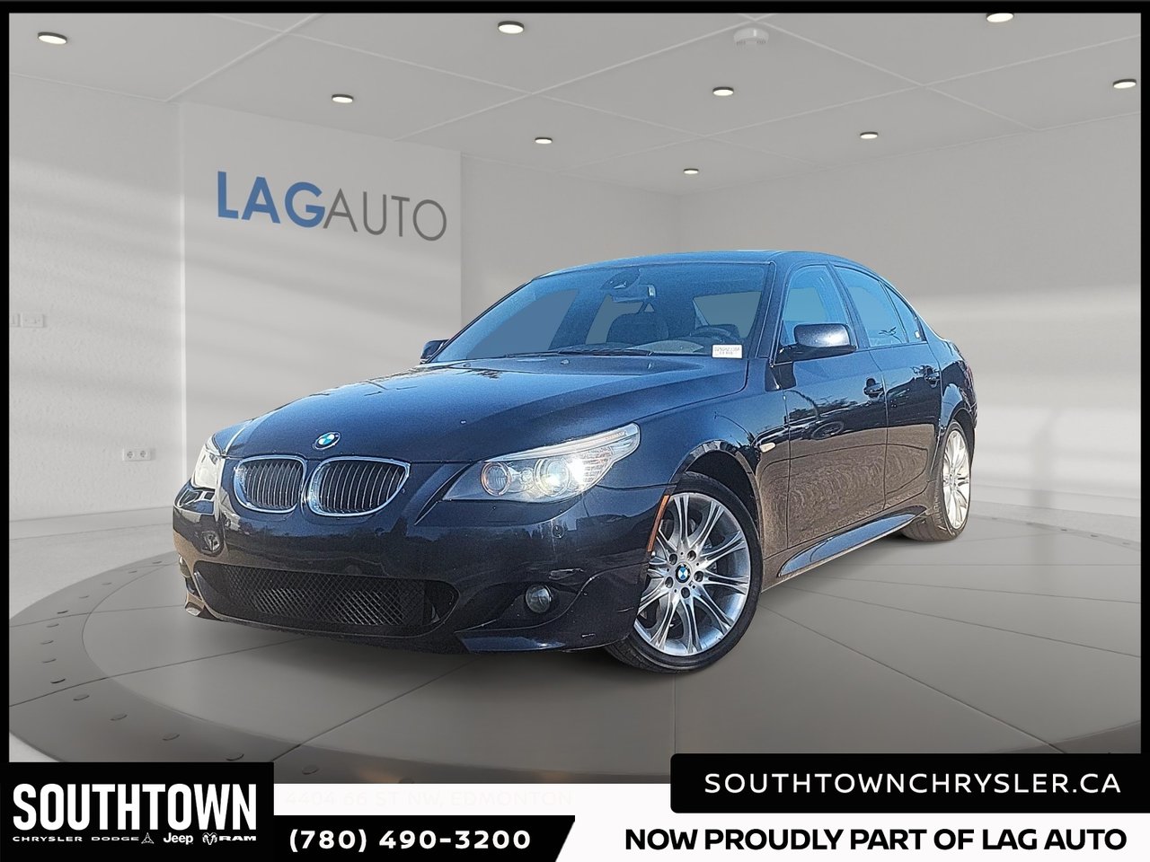 Carbon Black Metallic 2008 BMW 5 Series Sedan All-Wheel Drive