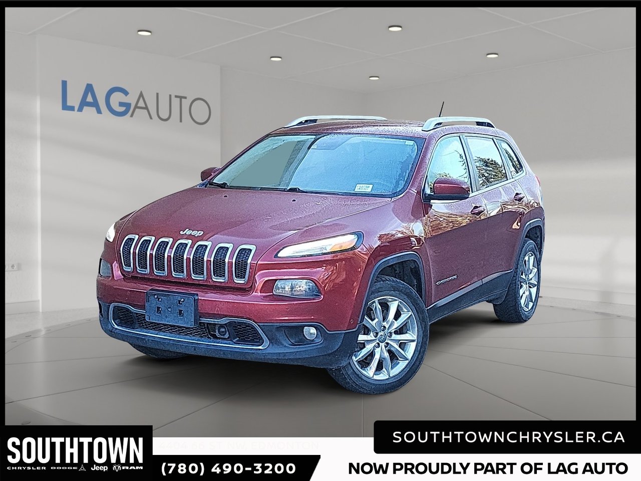 Deep Cherry Red Crystal Pearlcoat 2015 Jeep Cherokee SUV / Crossover Four-Wheel Drive Automatic