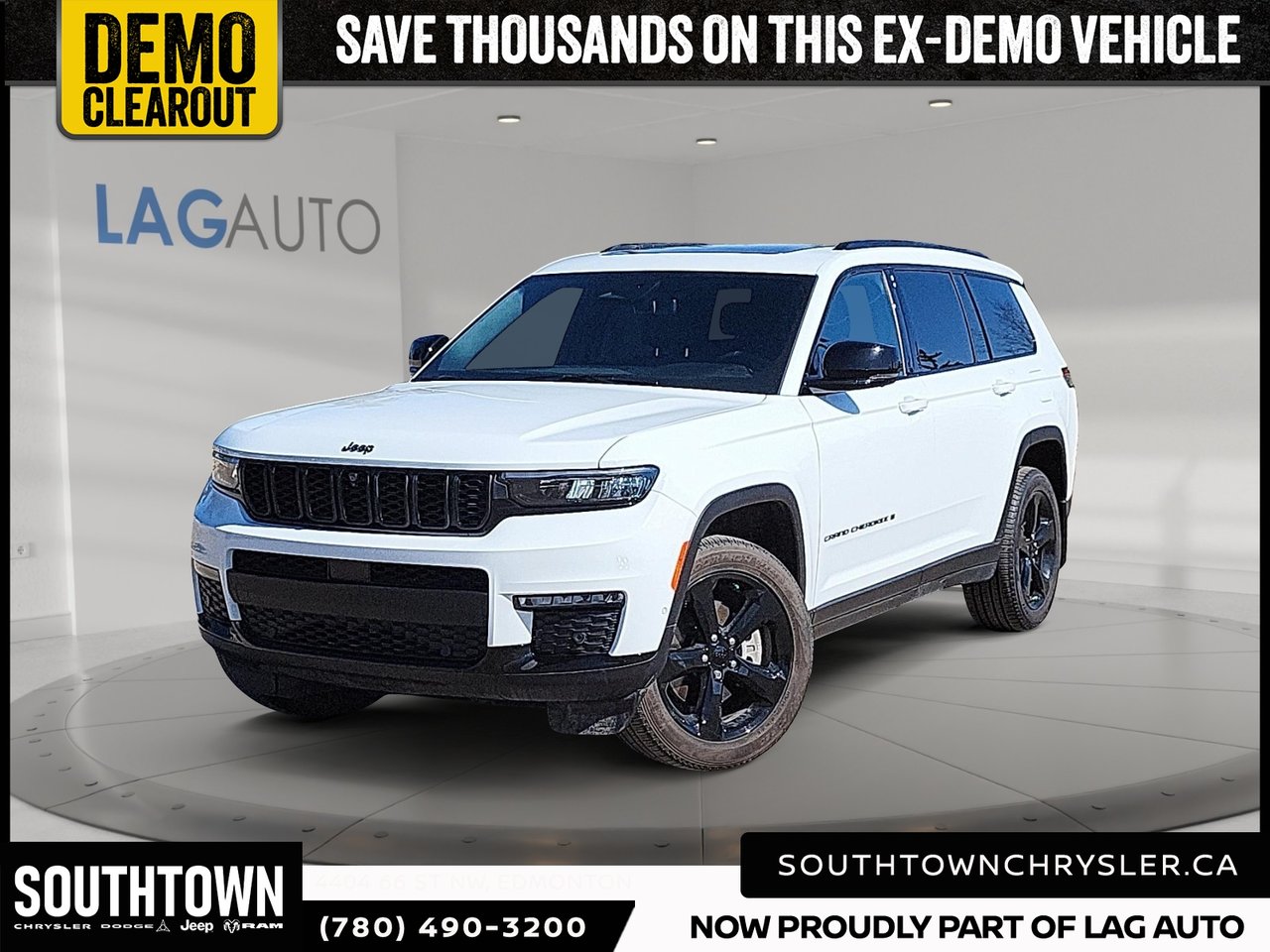 Bright White Clearcoat 2025 Jeep Grand Cherokee L SUV / Crossover Four-Wheel Drive Automatic