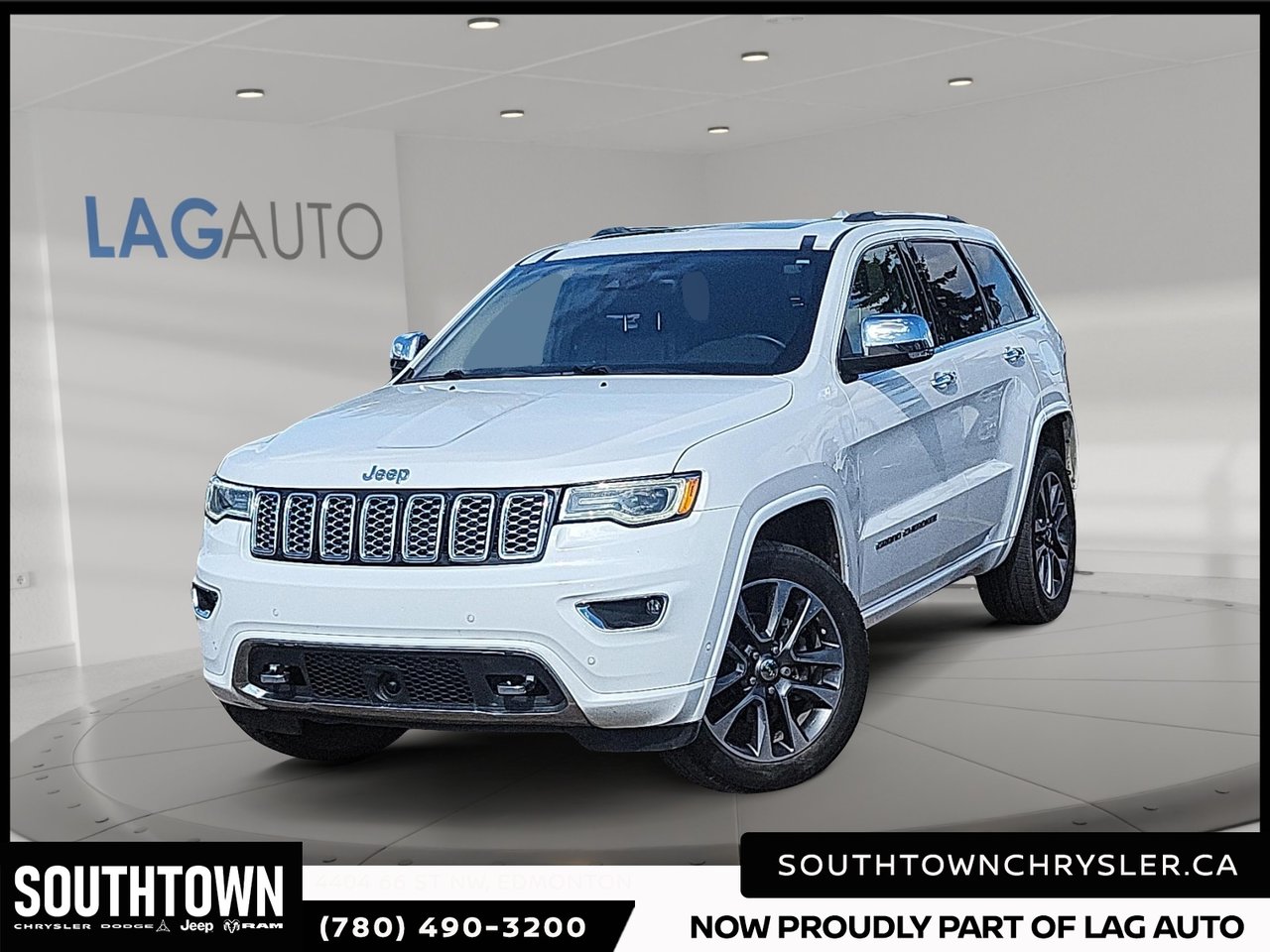 White (Ivory 3-Coat) 2018 Jeep Grand Cherokee SUV / Crossover Four-Wheel Drive Automatic