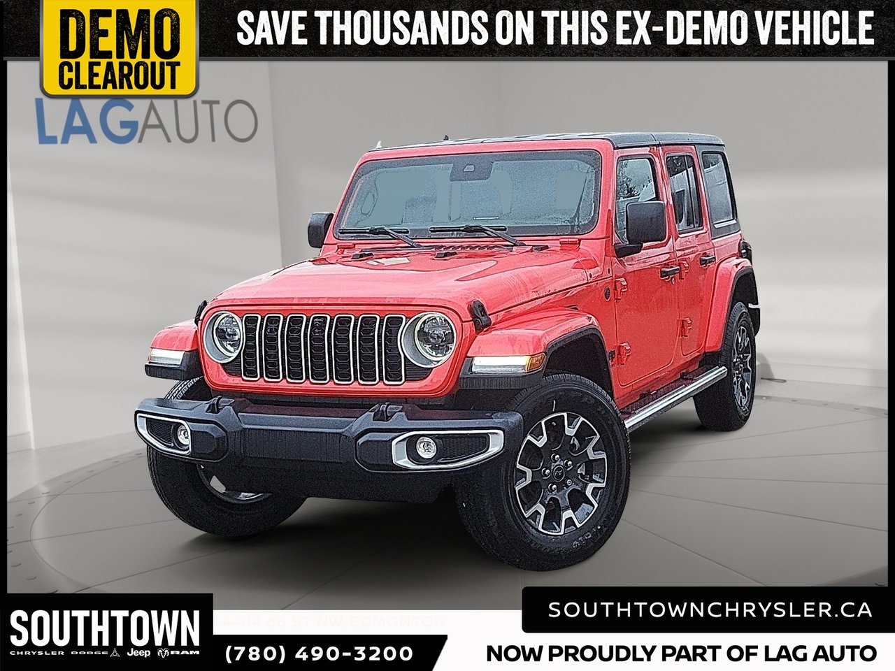 Firecracker Red Clearcoat 2025 Jeep Wrangler SUV / Crossover Four-Wheel Drive Automatic