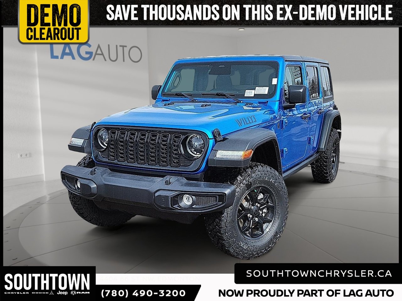 Hydro Blue Pearl Coat 2025 Jeep Wrangler SUV / Crossover Four-Wheel Drive Automatic