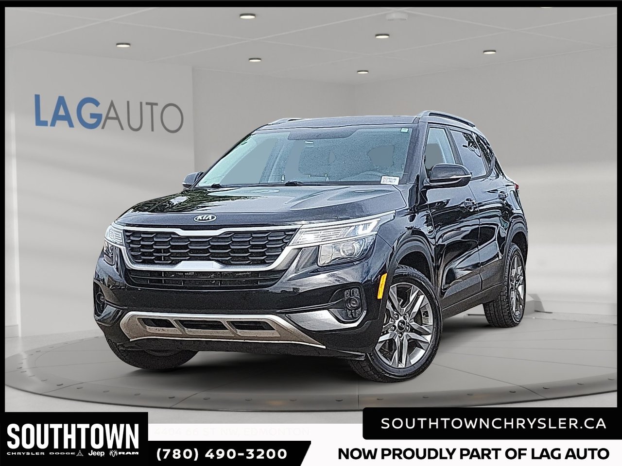 Black (Charcoal) 2021 Kia Seltos SUV / Crossover All-Wheel Drive