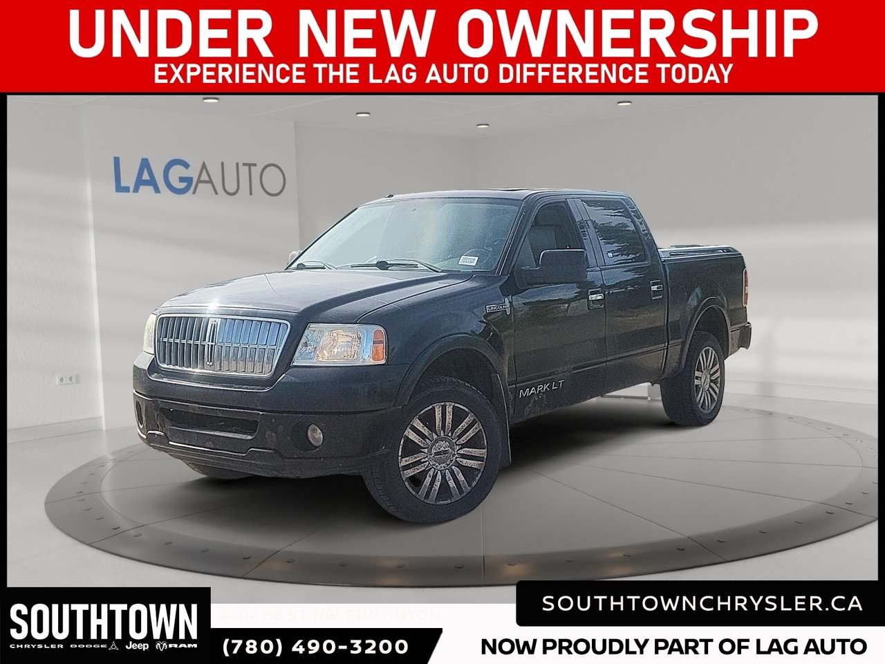 Black 2008 Lincoln Mark LT Pickup Truck Automatic