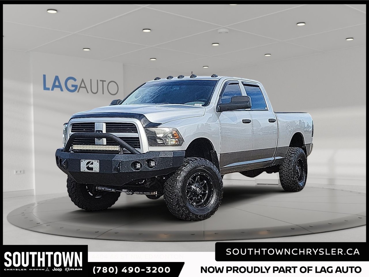 Bright Silver Metallic 2012 RAM 2500 Pickup Truck Four-Wheel Drive Automatic